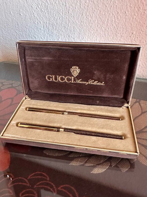 Gucci Accessory Collection writing set like new, vintage 1980