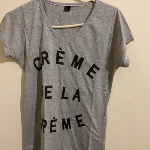 Cotton blouse used, grey, size M