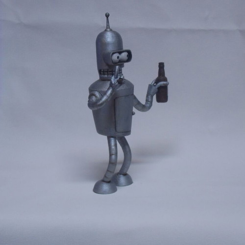 Futurama Bender figure like new, 3D printed, 20 cm