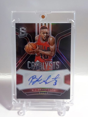 Panini Spectra Prizm 2023-24 B.J. Armstrong Auto Signed Card New