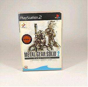 Metal Geat Solid 2 Substance PS2 Playstation