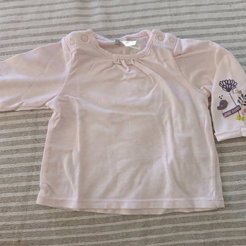10 pcs. T-shirts for girls 50-68 cm.