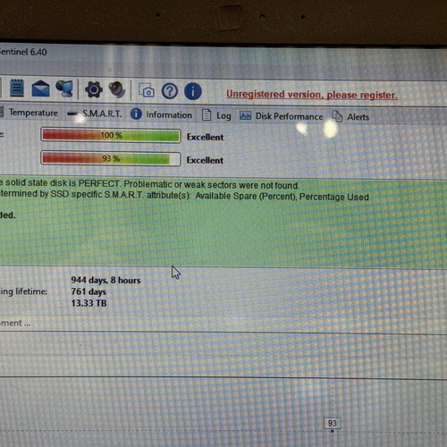Toshiba NVMe SSD 512GB used, fully functional