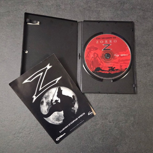 The Shadow of Zorro PC game used, Greek edition