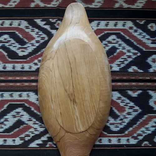 Oval teak wood serving platter new handmade