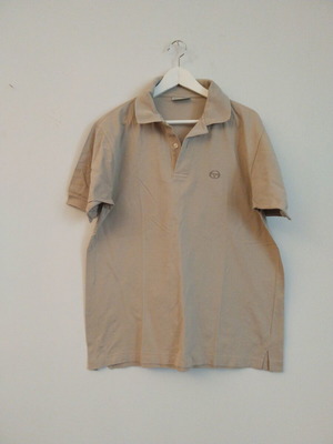 Sergio Tacchini men's polo shirt beige, like new, size L