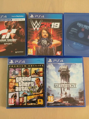 Παιχνίδια PlayStation 4 σαν καινούργια, πακέτο 5 τεμαχίων