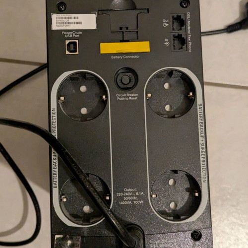 APC BX1400U-GR UPS used with battery replacement needed