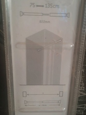 Bathroom curtain rod new