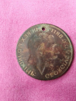 George V replica coin used
