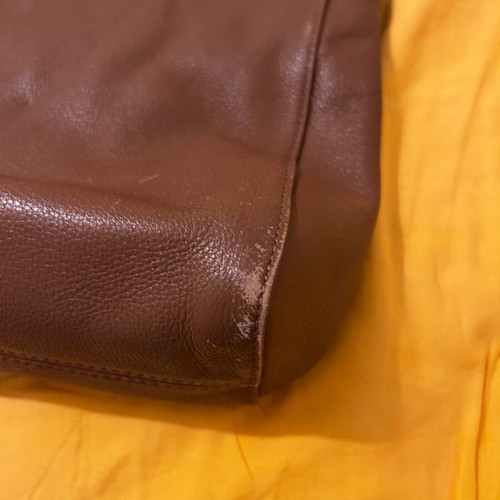 Michael Kors tote bag used, camel shoulder