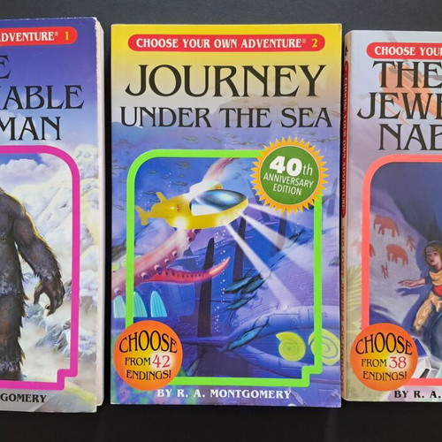 Choose Your Own Adventure Solo Gamebooks Pack of 5 New