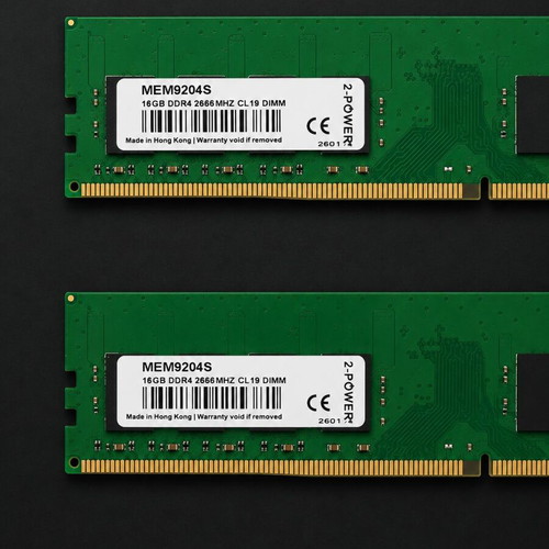 2-POWER MEM9204S 32GB DDR4 2666MHz Desktop RAM Kit like new