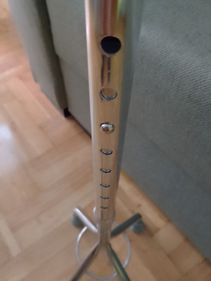 Mobiak four-legged walking cane with adjustable height