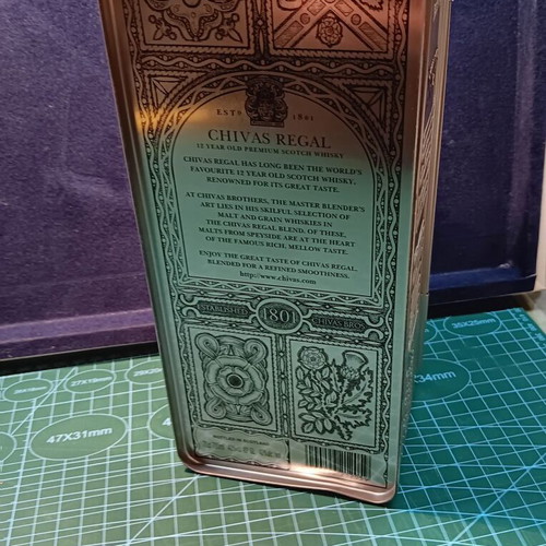 Chivas Regal whiskey bottle collectible box like new
