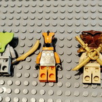 Lego Ninjago snakes minifigures used
