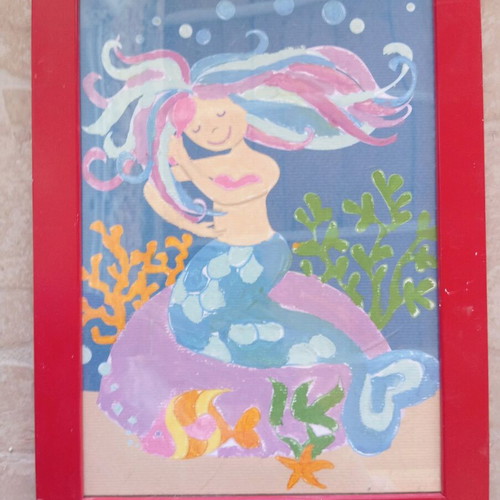 Children's frame red from IKEA 25×34
