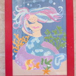 Children's frame red from IKEA 25×34