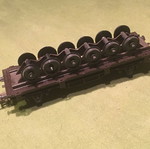 Meccano-Hornby 4 διαφορετικά βαγόνια ΗΟ 1/87 μεταχειρισμένα
