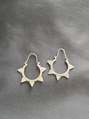 Κρεμαστά σκουλαρίκια σαν καινούργια, χρυσαφί faux bijoux