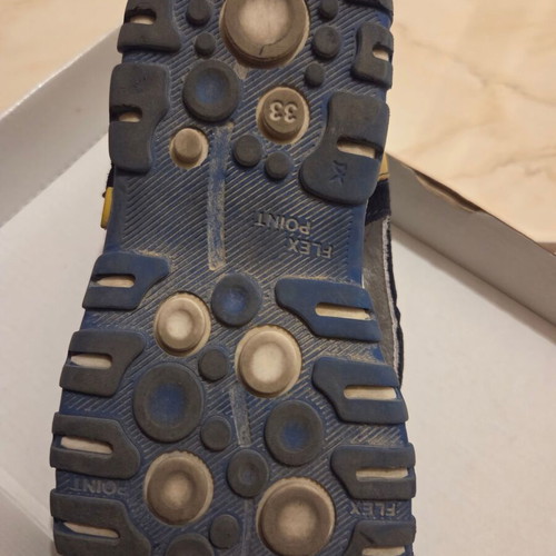 Crocodilino sandals size 33 blue like new for boys