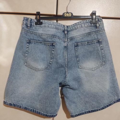Men's denim shorts size L new, blue