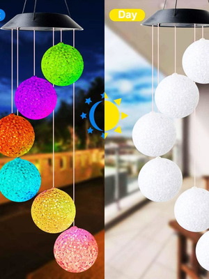 Solar hanging decoration with RGB LED lighting new