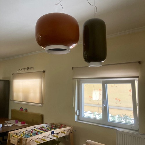 Foscarini Chouchin 2 ceiling light green like new