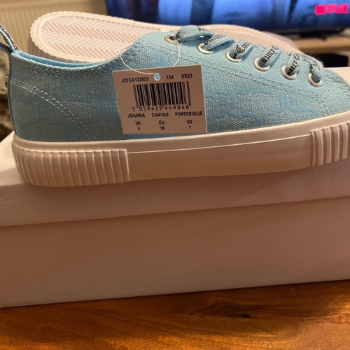 Juicy Couture athletic shoes new, size 38, blue, wide fit
