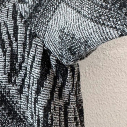 Raxevsky winter dress size M, black and grey jacquard knit