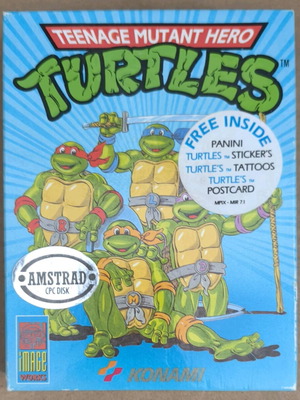 Teenage Mutant Hero Turtles Amstrad Disk like new