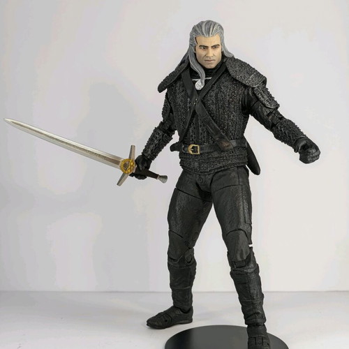 McFarlane Toys The Witcher figures like new, Geralt and Jaskier set