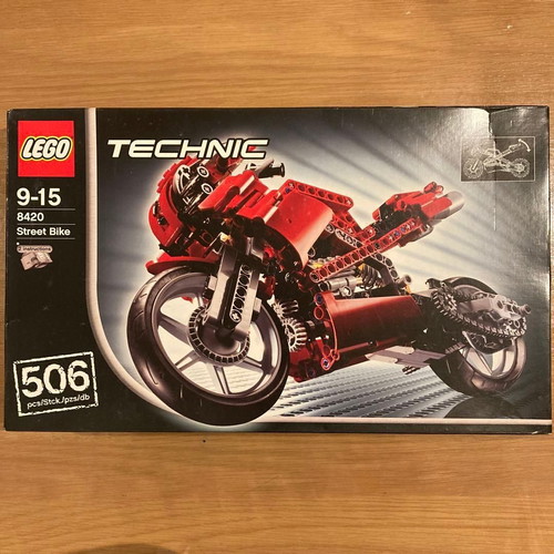 Lego Technic 8420 Street Bike new, complete set