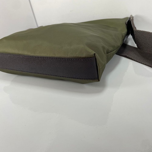 Dolce & Gabbana Canvas Messenger Bag like new, green