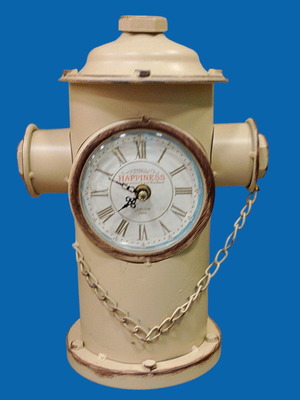 Fire hydrant clock new