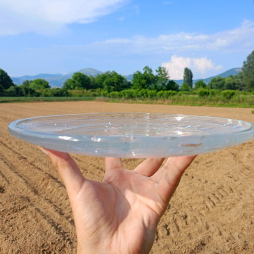 Vintage glass platter like new