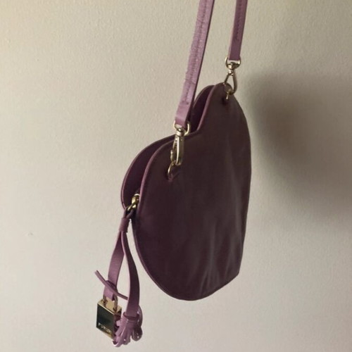 Furla Lilac Heart Crossbody Bag new, genuine leather