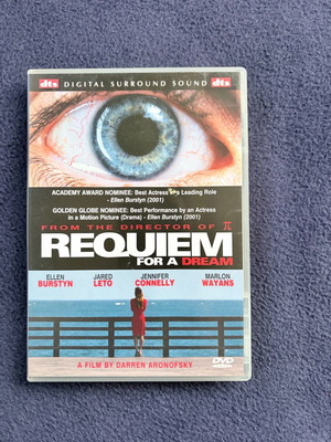 Requiem for a Dream DVD used, social drama, subtitles