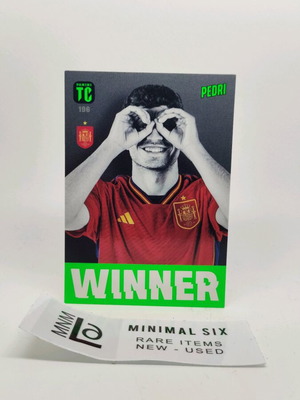 Pedri Winner Panini Top Class collectible card like new