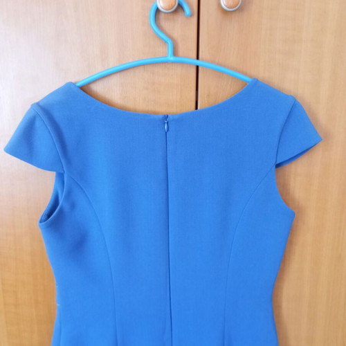Winter dress blue Bill Cost size M like new