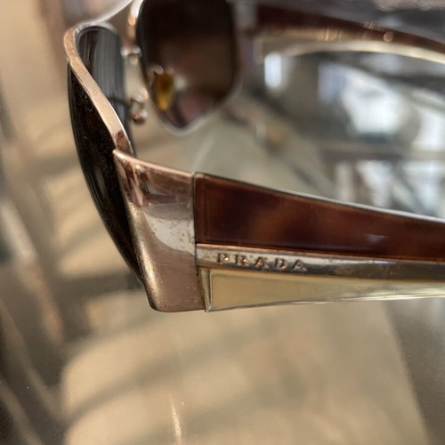 Prada vintage sunglasses used, brown