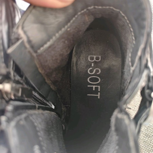 Bsoft ankle boots size 39 used, black with anti-slip sole