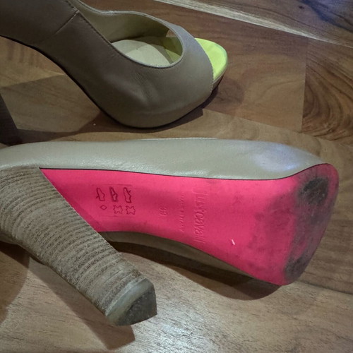 Just Cavalli pumps used, size 39, beige
