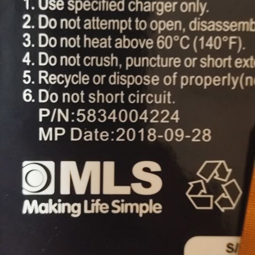 MLS tablet 2018 spare parts