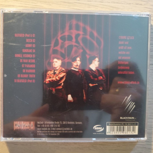 Cyborg Attack Blutgeld CD album near mint, electronic