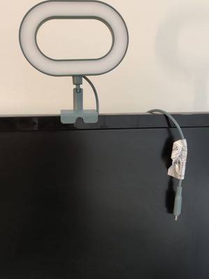 Ring Light for Laptop with USB-C, warm and cool light