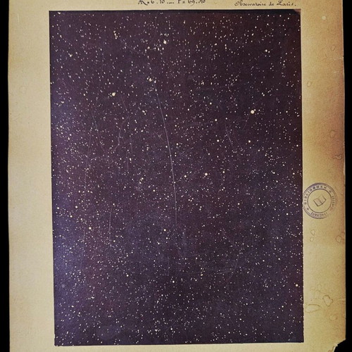Set of 2 authentic 1887 astrophotographs from Paris Observatory like new