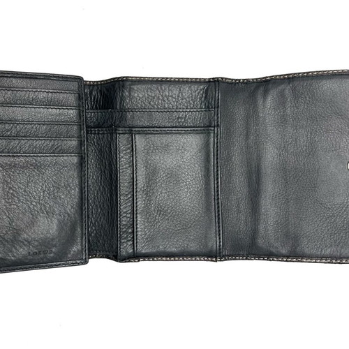 Loewe black wallet used with wear