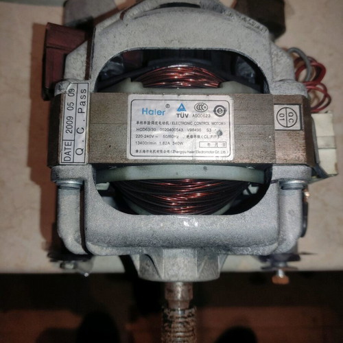 Haier motor used, universal with carbon brushes, fully functional