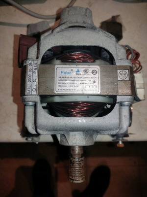 Haier motor used, universal with carbon brushes, fully functional